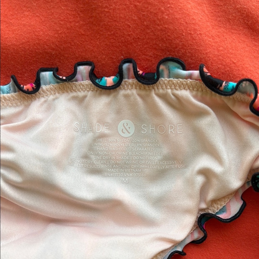 Colorful Ruffled Bikini Bottom - Picture 3 of 3
